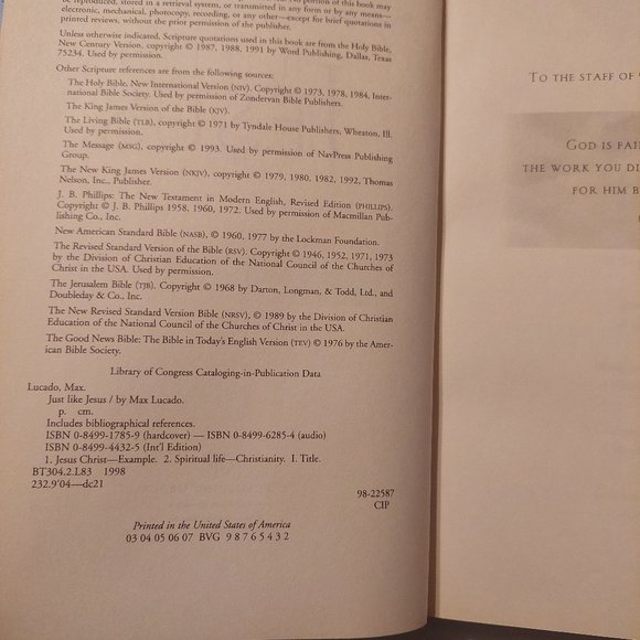 just Like Jesus - Picture 3 of 7